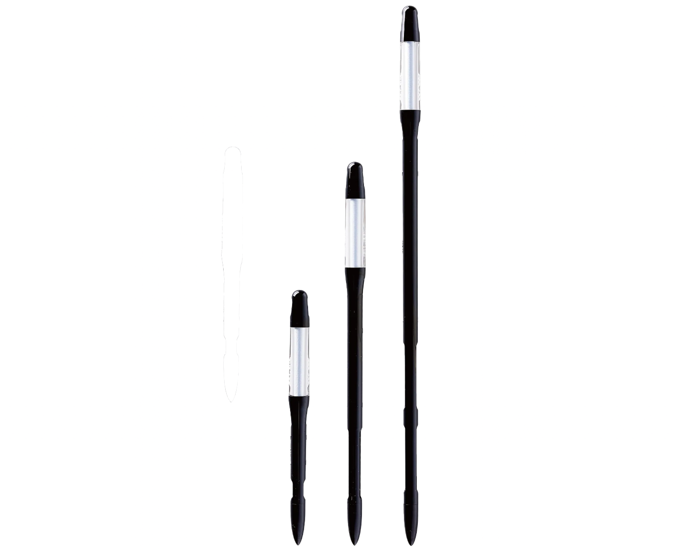 Set of three black Sustee Moisture Meter - small, medium and large.